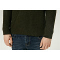 Soft Lambswool Round Neck Knit Men Sweater